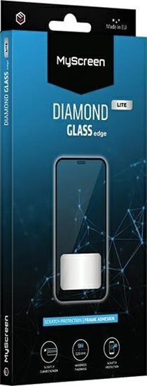 Picture of MyScreen Protector MyScreen Protector - Szko hartowane na lekko zaokrglone ekrany DIAMOND GLASS LITE edge FULL GLUE do Realme 12 Lite