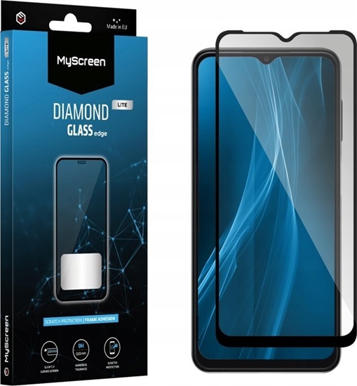 Picture of MyScreen Protector MyScreen Protector - Szko hartowane na lekko zaokrglone ekrany DIAMOND GLASS LITE edge FULL GLUE do ZTE Blade V50 Design 5G