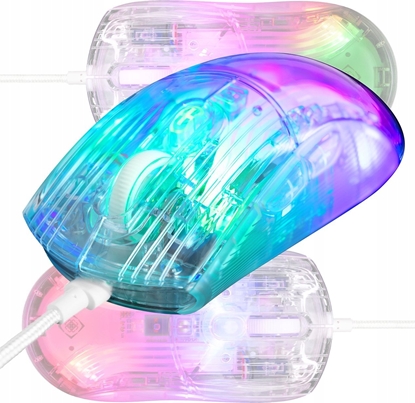 Изображение Mysz Deltaco DM330 permatoma RGB DELTACO GAMING aidim pel, 1000 Hz, 3327 IC / GAM-159-T / 4222234