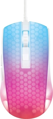 Picture of Mysz Deltaco Pusiau permatoma DELTACO GAMING pel, RGB, itin lengva, balta / GAM-144-W