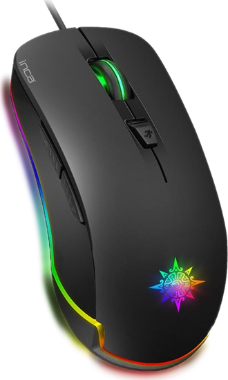 Picture of Mysz Inca INCA Gaming Maus IMG-327    4800 DPI, RGB, 6 Tasten, USB, SW retail