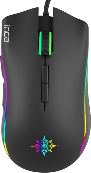 Picture of Mysz Inca INCA Gaming Maus IMG-349    6400 DPI, RGB, 7 Tasten, USB, SW retail