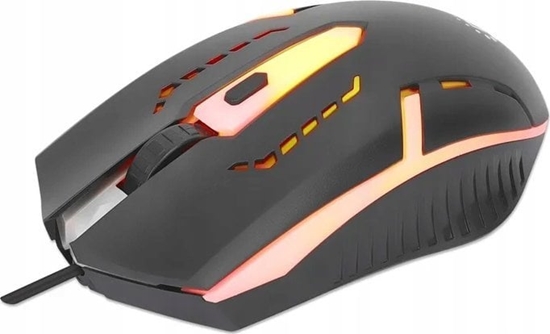 Picture of Mysz Manhattan RGB LED USB-Gaming-Mouse four buttons and mouse wheel 1500 dpi backlight, 1,4 m black cable