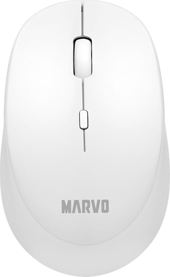 Picture of Mysz Marvo Marvo Mysz WM103WH, 1600DPI, 2.4 [GHz], optyczna, 4kl., bezprzewodowa, biaa, 1 szt AA, biurowa, cicha