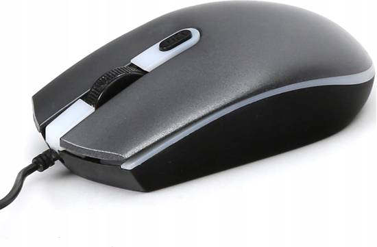 Picture of Mysz Omega OMEGA MYSZ MOUSE 1000/1600/2000 DPI RUBBER GRAY [45541]