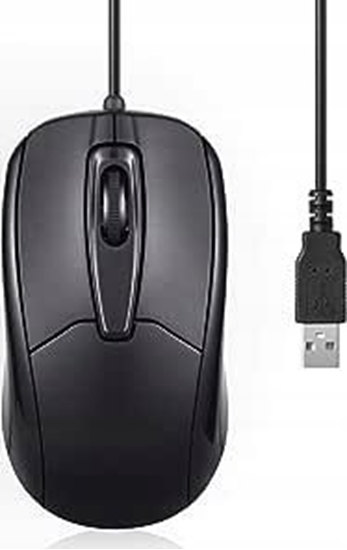 Picture of Mysz Perixx Perixx PERIMICE-209, Wired mouse, USB cable, black