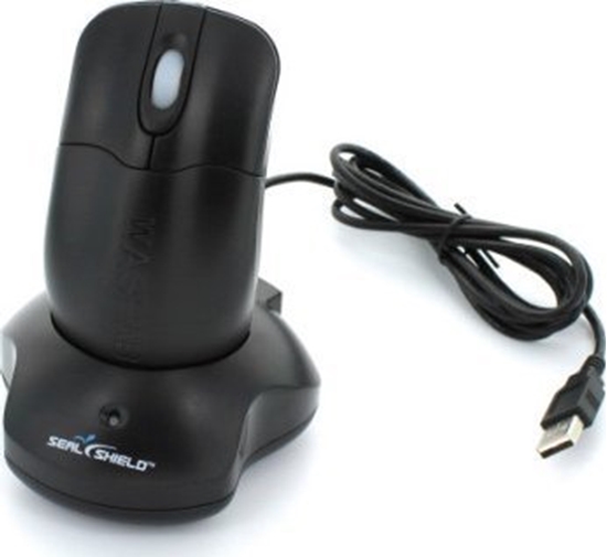 Picture of Mysz Secomp Mysz bezprzewodowa SEAL SHIELD czarna STM042W