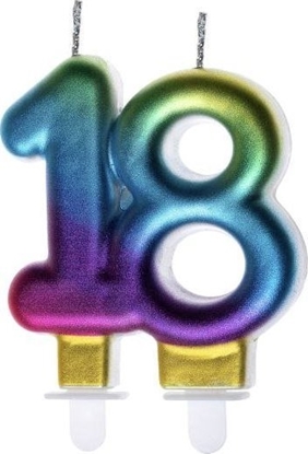 Attēls no MK TRADE wieczki urodzinowe galaxy 18 SH-489-18