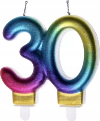 Attēls no MK TRADE wieczki urodzinowe MK TRADE Galaxy cyfry SH-489-30