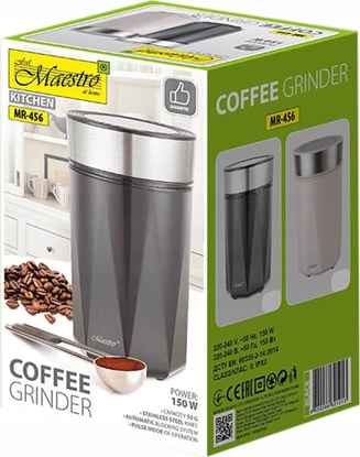 Attēls no Mynek do kawy Maestro Mynek do kawy 50g 150W MR-456-IVORY