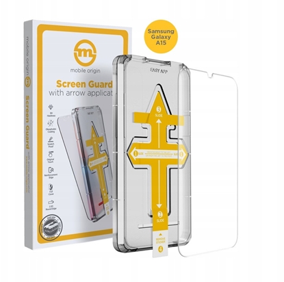 Attēls no MOBILE ORIGIN Screen Guard with arrow applicator - Galaxy A15