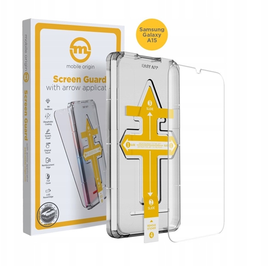 Picture of MOBILE ORIGIN Screen Guard with arrow applicator - Galaxy A15