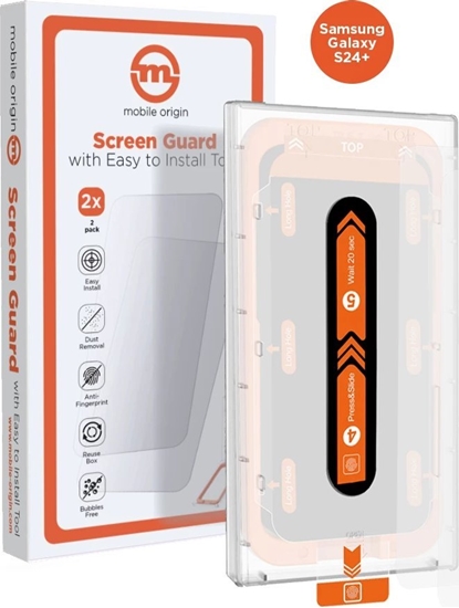 Изображение Mobile Origin Szko ochronne z aplikatorem 2 szt. - Samsung Galaxy S24+