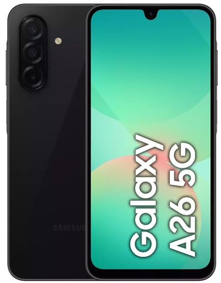 Изображение MOBILE PHONE GALAXY A26 5G/256GB BLACK SM-A266B SAMSUNG
