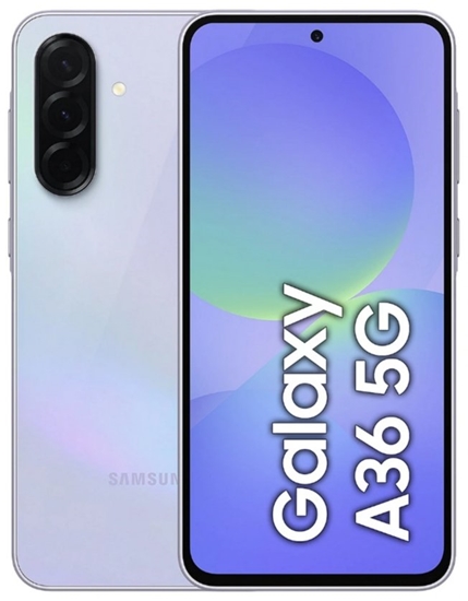 Изображение MOBILE PHONE GALAXY A36 5G/128GB VIOLET SM-A366B SAMSUNG
