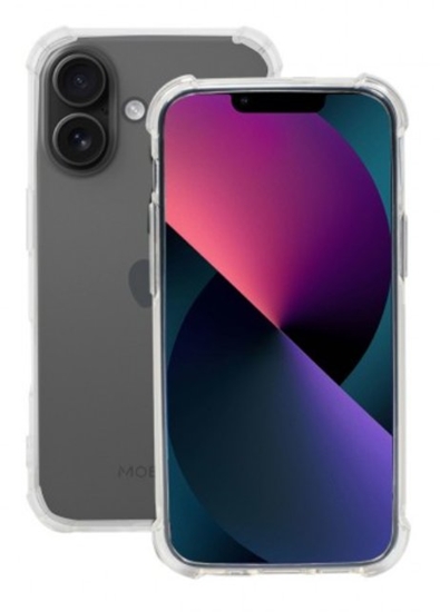 Picture of Mobilis R Series for iPhone 16 - Transparent - Soft bag