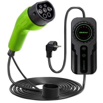 Изображение QOLTEC 52468 Mobile charger for EV 2in1