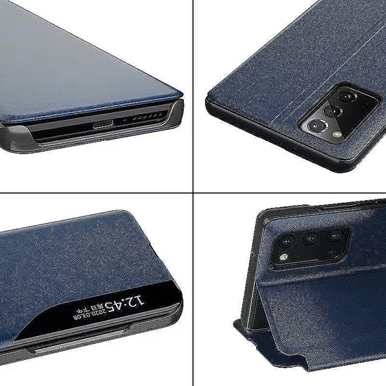 Picture of Mocco Smart Flip Cover Case For Samsung Galaxy A02s / A03s Blue