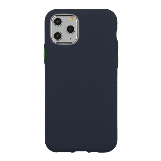 Picture of Mocco Soft Cream Silicone Back Case for Samsung Galaxy S21 Dark Blue