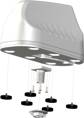 Изображение Modu GPS Poynting Poynting Antennas 5G/LTE KFZ/Marine A-MIMO-0003-V2-15 weiß SMA (M) & RPSMA Adapter 1,8~4,5dbi 4G/5G/GPS/GLONASS/WIFI Dual-Band MIMO 2M S