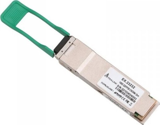 Picture of Moduł QSFP28 100Gb/s, 2km, jednomodowy, Duplex LC 