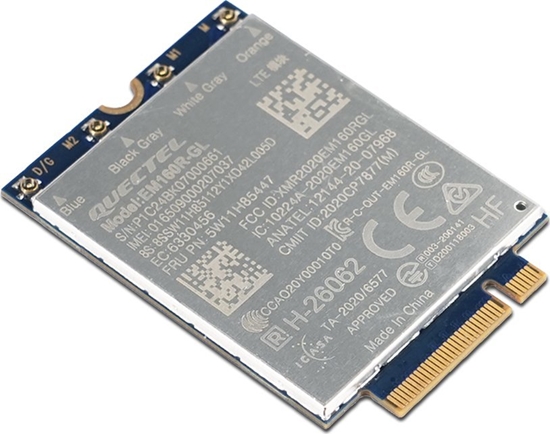 Picture of Moduł ThinkPad Quectel EM160R-GL 4G LTE-A Cat 16 M.2 WWAN Module for X1 Carbon Gen 12/P16v Gen 2 4XC1Q24436 