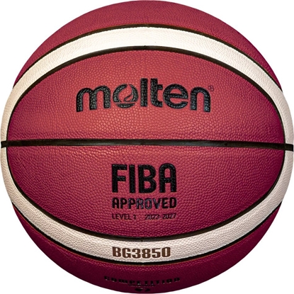 Picture of Molten Basketball ball  training MOLTEN B5G3850 FIBA synth. leather size 5