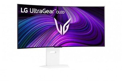 Attēls no Monitor|LG|39GX90SA-W|39"|Gaming/Curved/21 : 9|Swivel|Height adjustable|Tilt|Matte|Panel OLED|3440x1440|21:9|240Hz|0.03 ms|Speakers|Colour White|39GX90SA-W