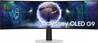 Attēls no Monitors Samsung Odyssey G9 LS49DG934SUXEN 49" OLED Curved Silver
