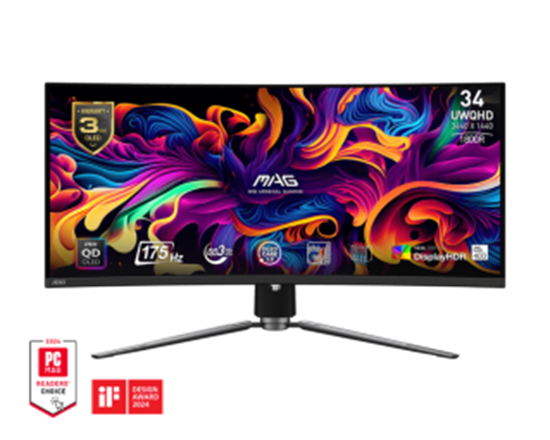 Picture of Monitors MSI MAG 341CQP QD-OLED