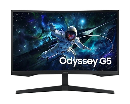 Attēls no Monitors Samsung 27" Odyssey G5 Curved QHD
