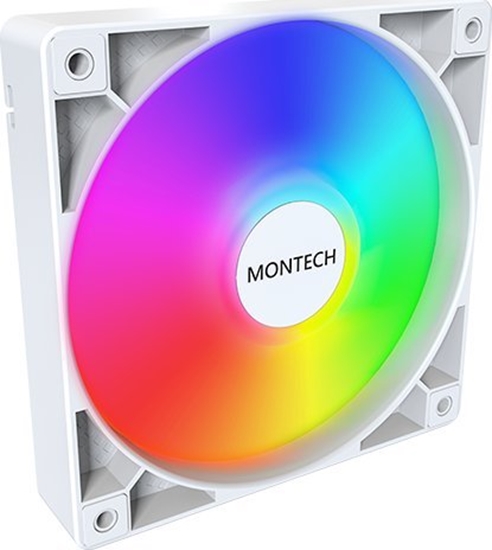 Picture of Montech GF120 PWM ARGB Lüfter - 120mm, weiß
