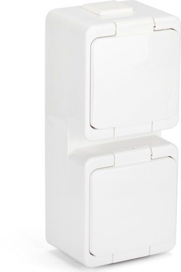 Picture of Montis Gniazdo podwójne 2P+Z bryzgoszczelne NT-6S/P Montis