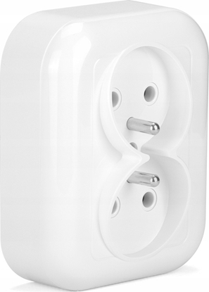 Picture of Montis Gniazdo wtyczkowe podwójne natynkowe z uziemieniem EXTENSA MT082Z