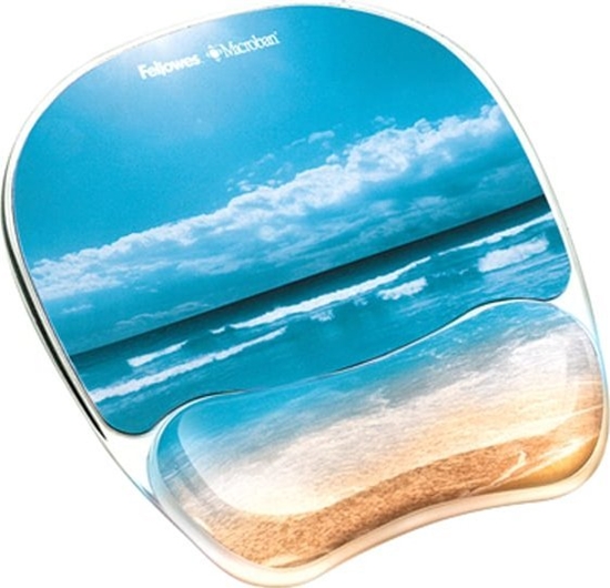 Picture of MOUSE PAD PHOTO GEL/SANDY BEACH 9179301 FELLOWES