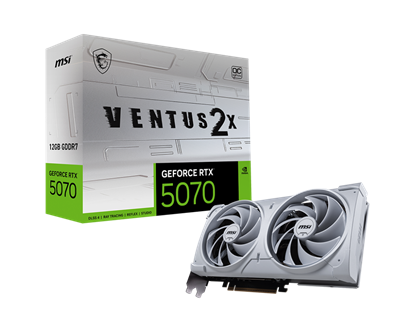 Picture of Graphics Card|MSI|NVIDIA|GeForce RTX 5070|12 GB|GDDR7|192 bit|PCI Express 5.0|Active|RTX507012GVEN2XOCWHI