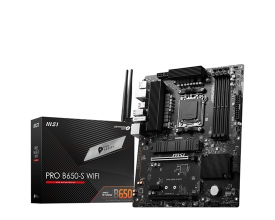 Picture of MSI PRO B650-S WIFI DDR5 AM5 DDR5 ATX MB