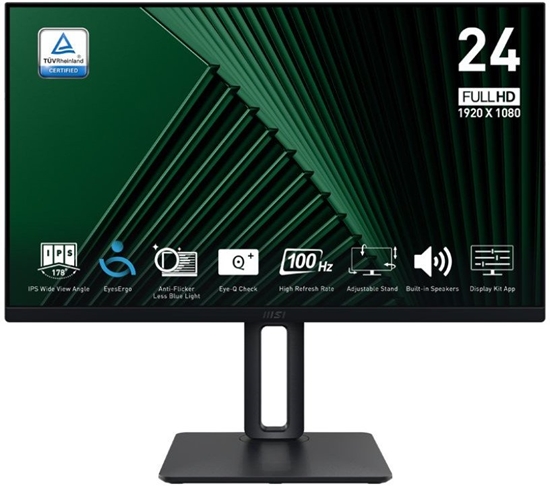 Изображение MSI PRO MP245PG   60cm (24") IPS FHD HDMI/DP 4ms 100Hz Pivot