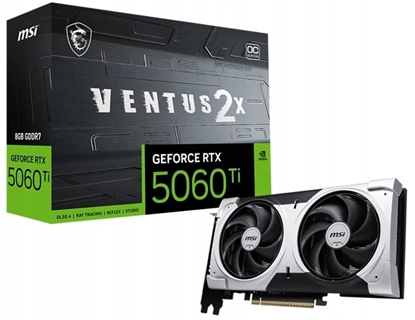 Picture of Karta graficzna MSI GeForce RTX 5060 Ti Ventus 2X Plus 8GB GDDR7 DLSS4