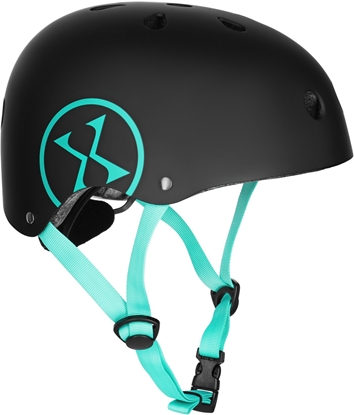 Picture of MTW001-1 KASK CZARNO-NIEBIESKI ROZM. M(55-58CM) NILS EXTREME
