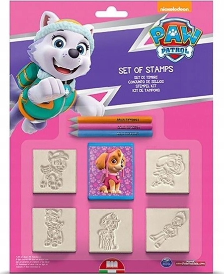 Picture of Multiprint MULTIPRINT PSI PATROL DLA DZIEWCZYNEK PIECZTKI BLISTER 5 SZT.