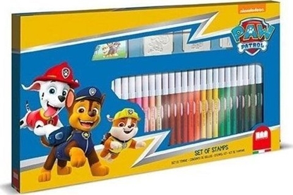 Изображение Multiprint MULTIPRINT PSI PATROL PIECZTKI I PISAKI (36) DO KOLOROWANIA