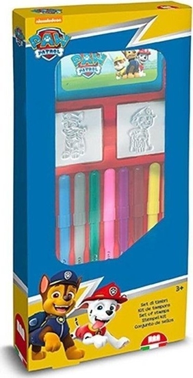 Picture of Multiprint MULTIPRINT PSI PATROL PIECZTKI I PISAKI (9) DO KOLOROWANIA