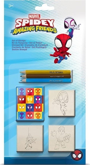 Picture of Multiprint MULTIPRINT SPIDEY PIECZTKI BLISTER 3 SZT.