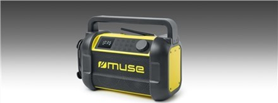 Picture of Muse | M-928 BTY | Jobsite Radio speaker | Waterproof | Bluetooth | Black/Yellow | Portable | Wireless connection