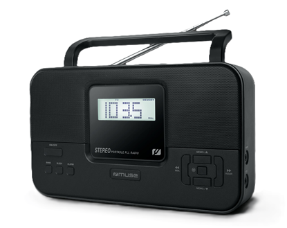 Picture of Muse Stereo Portable Radio | M-087 MB PLL | AUX in | FM radio | Headphone out