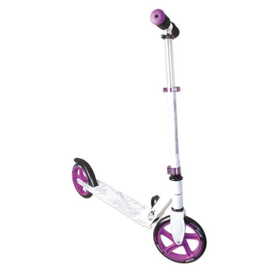 Picture of Muuwmi Aluminium Scooter skrejritenis 200 mm, balts/violets
