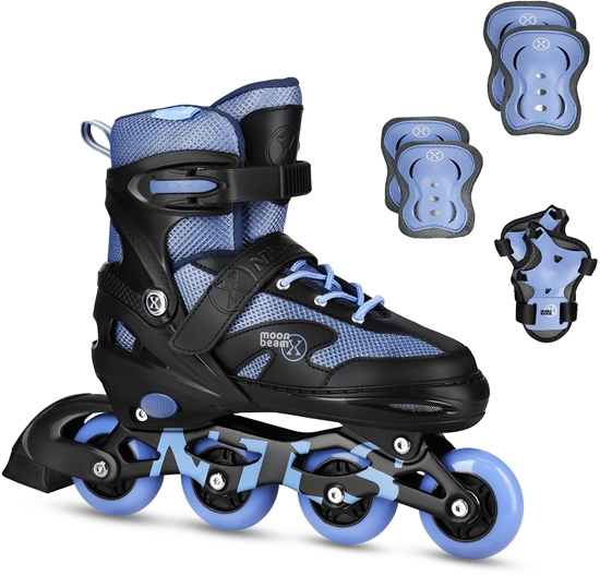 Picture of NA0189 ZESTAW LED YWOROLKI  OCHRANIACZE MOONBEAM NIEBIESKIE ROZM. M(35-38) NILS EXTREME