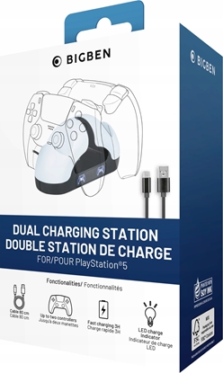 Attēls no Nacon CHARGING STATION DUAL CHARGER V3