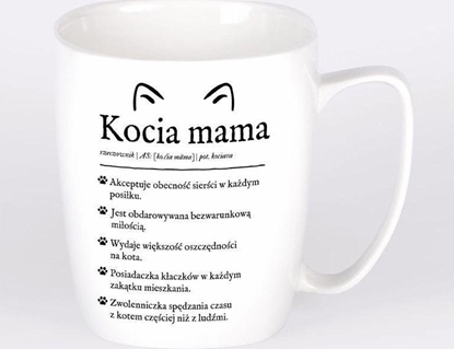 Picture of Nadwyraz.com Kubek ceramiczny bia³y Kocia mama (505157) - 5905159700236